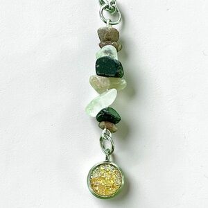 🆕 Multi Gemstones and Crystal Pendant Necklace